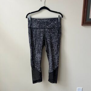 lululemon athletica Black and White Speckled Leggings